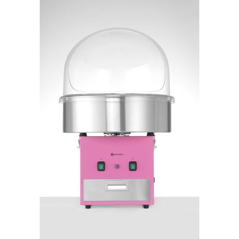 Machine &agrave; Barbe &agrave; Papa Professionnelle Rose (220-240V/1300W) - Hendi