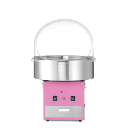 Machine &agrave; Barbe &agrave; Papa Professionnelle Rose (220-240V/1300W) - Hendi