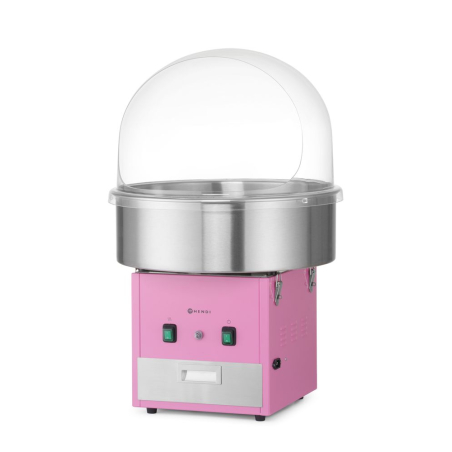 Machine &agrave; Barbe &agrave; Papa Professionnelle Rose (220-240V/1300W) - Hendi