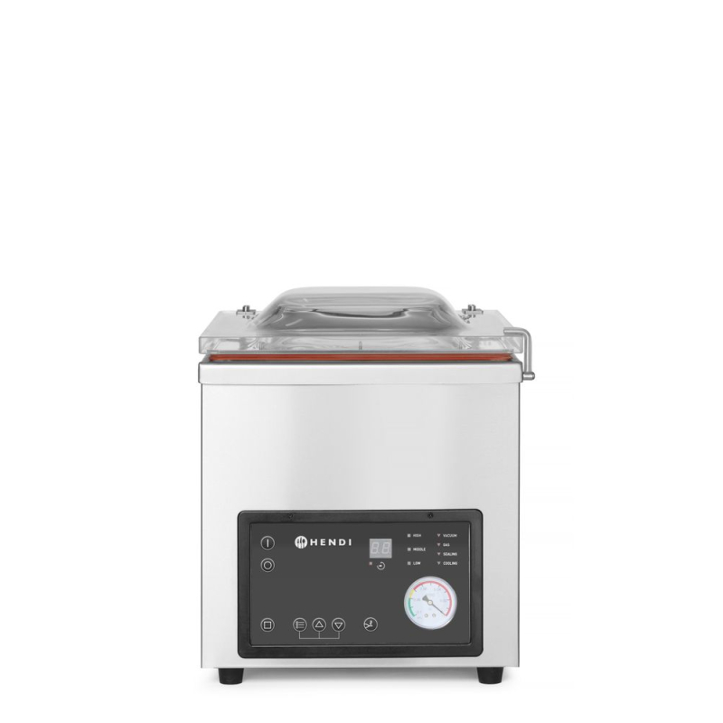 Machine &agrave; emballer sous vide &agrave; chambre professionnelle, 750W, bande de soudure 350mm - Hendi