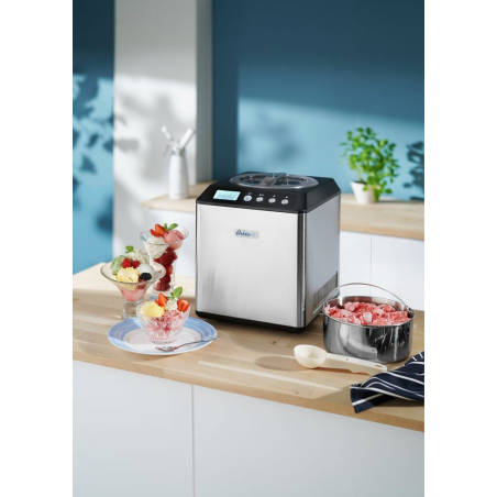 Machine &agrave; Glaces Professionnelle Compresseur 2L pour Sorbets et Yaourts Glac&eacute;s - Hendi
