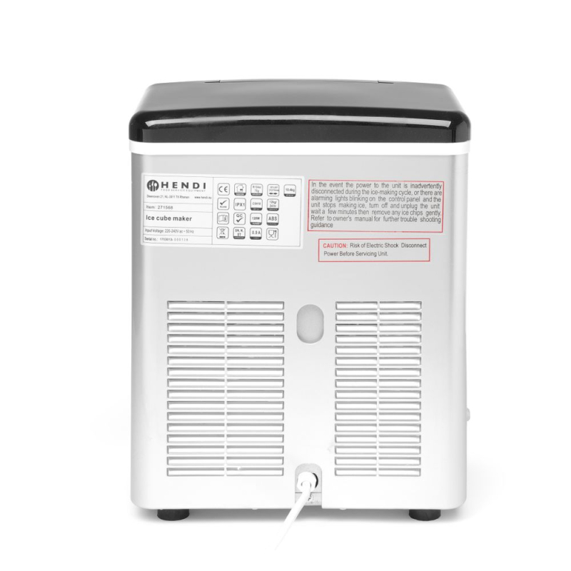 Machine &agrave; gla&ccedil;ons de table Arktic 12 kg/24h en inox - Hendi