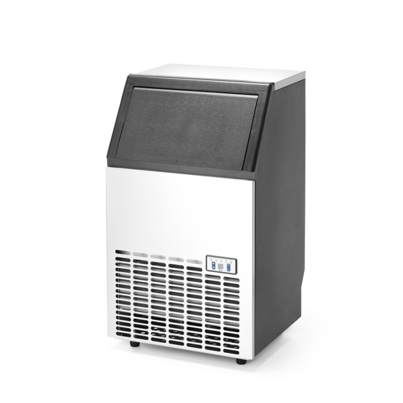 Machine &agrave; gla&ccedil;ons professionnelle 35kg/jour, cubes carr&eacute;s, 448x400x(H)795mm - Hendi