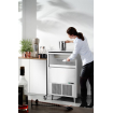 Machine &agrave; gla&ccedil;ons professionnelle 80 kg/24h, Arktic, inox R290 - Hendi