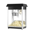 Machine &agrave; Pop-corn Professionnelle Noire 1500W Verre Tremp&eacute; - Hendi