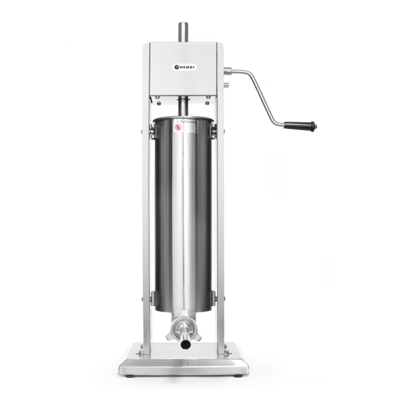 Machine &agrave; Saucisse Professionnelle Inox 7L avec 4 Entonnoirs - Hendi