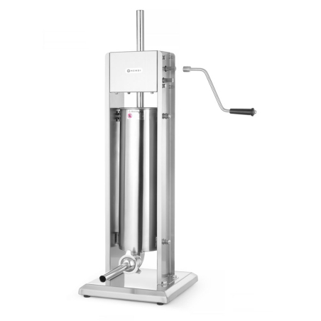Machine &agrave; Saucisse Professionnelle Inox 7L avec 4 Entonnoirs - Hendi
