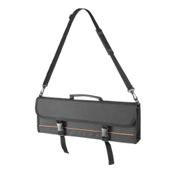 Mallette de couteaux professionnelle 10 emplacements, Noir, 510x50x170mm - Hendi