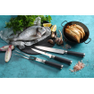 Mallette de Couteaux Professionnels 9 Pi&egrave;ces Acier Inoxydable Cuisine - Hendi