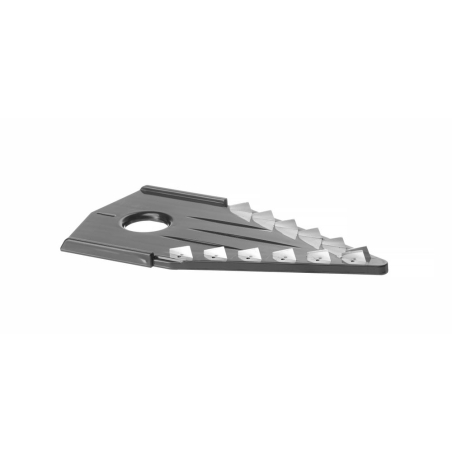 Mandoline &agrave; l&eacute;gumes en V professionnelle, lames r&eacute;glables, inox, pour julienne et tranches - Hendi