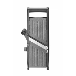 Mandoline Japonaise Samurai Professionnelle, Lames R&eacute;glables 0.5-9mm, Acier Inoxydable - Hendi