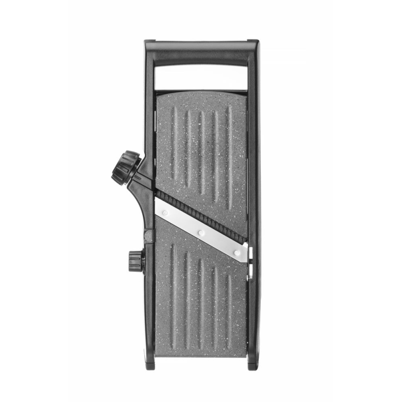 Mandoline Japonaise Samurai Professionnelle, Lames R&eacute;glables 0.5-9mm, Acier Inoxydable - Hendi