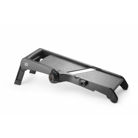 Mandoline Japonaise Samurai Professionnelle, Lames R&eacute;glables 0.5-9mm, Acier Inoxydable - Hendi