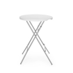 Mange-debout pliant AmerBox Blanc, ⌀800x(H)1100mm, Charge max 80 kg - Hendi