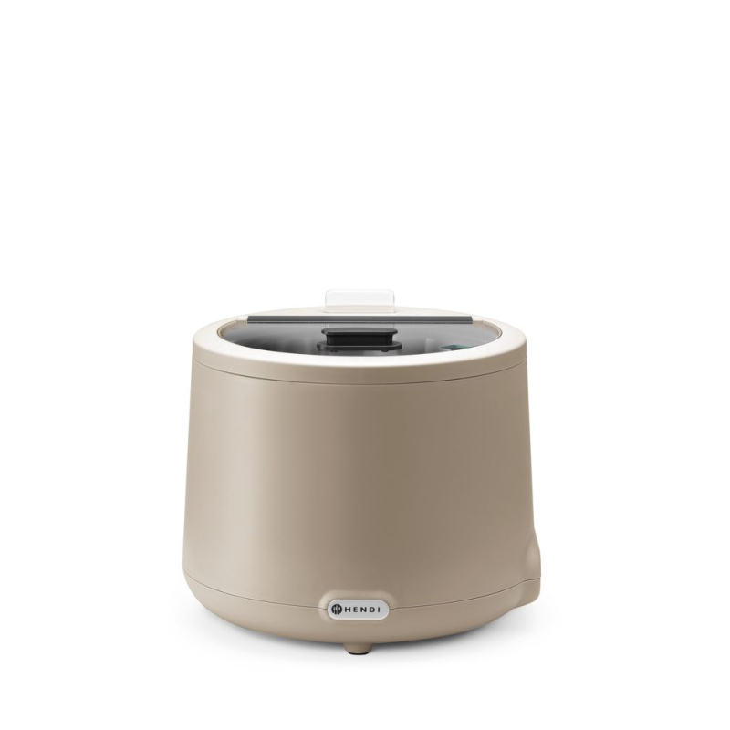 Marmite &agrave; soupe &eacute;lectrique design UNIQ Robert Bronwasser, 8L, Beige - Hendi