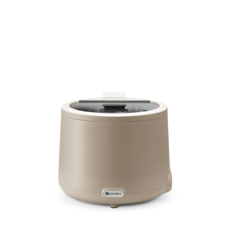 Marmite &agrave; soupe &eacute;lectrique design UNIQ Robert Bronwasser, 8L, Beige - Hendi