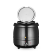 Marmite &agrave; Soupe &Eacute;lectrique Professionnelle Kitchen Line 8L 400W Noir - Hendi
