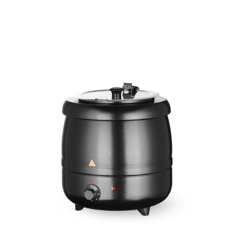 Marmite &agrave; Soupe &Eacute;lectrique Professionnelle Kitchen Line 8L 400W Noir - Hendi