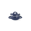 Marmite &agrave; Soupe/Sauce &Eacute;maill&eacute;e Bleue 0,6L ⌀120mm avec Couvercle - Hendi