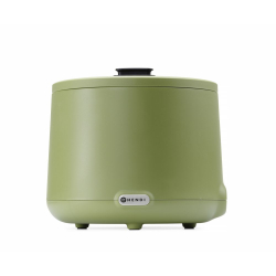 Marmite chauffe-soupe professionnelle UNIQ 8L Vert, Designer Robert Bronwasser, 500W - Hendi