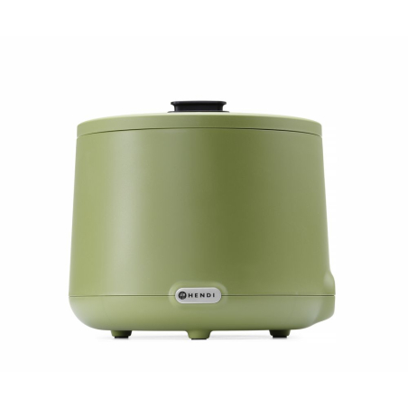 Marmite chauffe-soupe professionnelle UNIQ 8L Vert, Designer Robert Bronwasser, 500W - Hendi