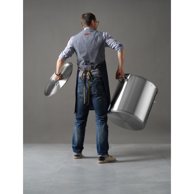 Marmite de cuisson professionnelle avec couvercle, Budget Line, 98L, &Oslash;500xH500mm - Hendi