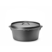 Marmite en fonte professionnelle avec couvercle, 7,2 L, Noir - Hendi