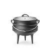Marmite en Fonte Traditionnelle 6L avec Couvercle et Anse sur 3 Pieds - Hendi