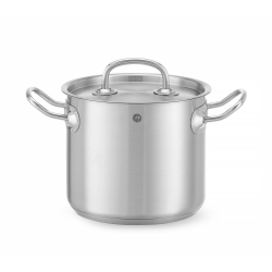 Marmite Inox avec Couvercle Kitchen Line 2,8L (⌀160x140mm) Professionnelle - Hendi