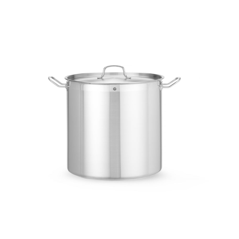 Marmite Inox Professionnelle Profi Line 37L (⌀360x360mm) avec Couvercle - Hendi