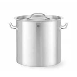 Marmite Professionnelle 36L &Oslash;360mm, Inox, Couvercle &Eacute;chappement Vapeur - Hendi