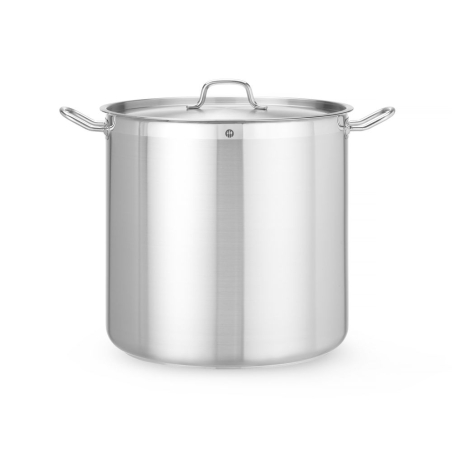 Marmite Profi Line Professionnelle avec Couvercle Acier Inoxydable 50L, &Oslash;400x400mm - Hendi