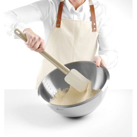Maryse Racloir Professionnel Profi Line, Silicone et Nylon Renforc&eacute;, 515x100mm, Beige - Hendi