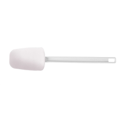 Maryse Spatule Cuill&egrave;re Caoutchouc Synth&eacute;tique Manche ABS 357mm Blanc - Hendi