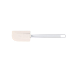 Maryse Spatule de cuisine professionnelle, Manche ABS, Caoutchouc Synth&eacute;tique, Blanc - Hendi
