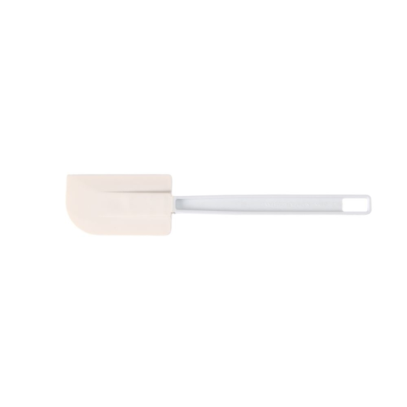 Maryse Spatule de cuisine professionnelle, Manche ABS, Caoutchouc Synth&eacute;tique, Blanc - Hendi