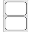 Matrice de Scellage Aluminium pour 2 R&eacute;cipients 178x113 mm - Hendi