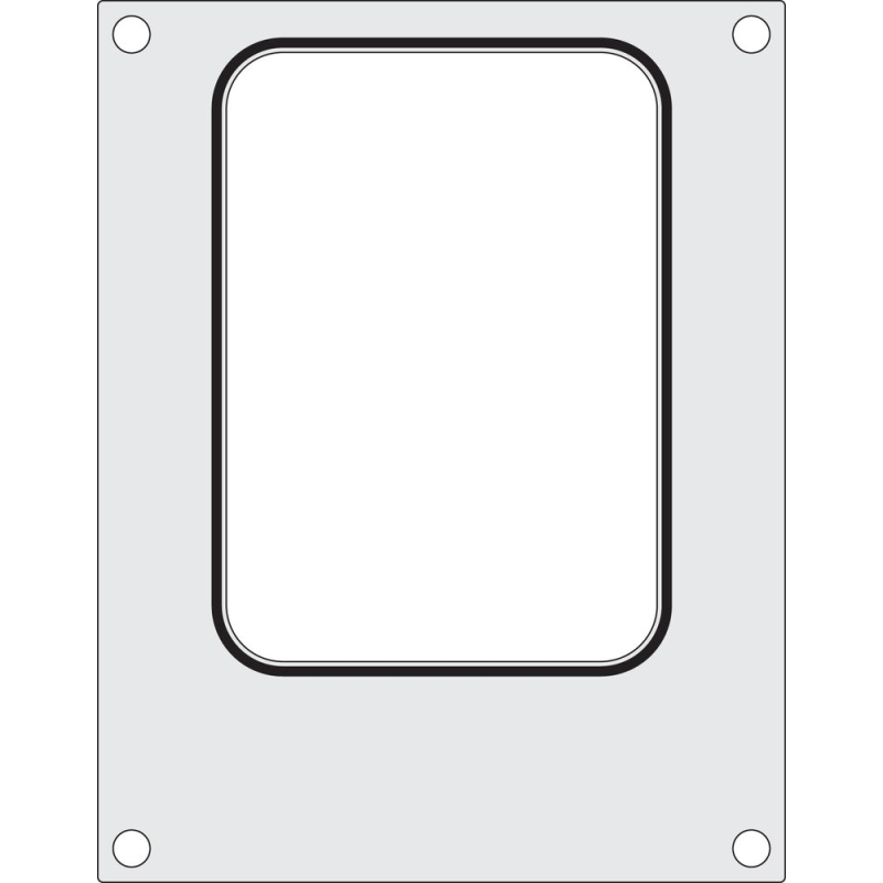 Matrice de Scellage Aluminium pour R&eacute;cipient 187x137 mm - Hendi