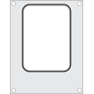 Matrice de Scellage Aluminium pour R&eacute;cipient 187x137 mm - Hendi