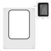 Matrice de Scellage Aluminium pour R&eacute;cipient 187x137 mm - Hendi
