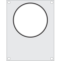 Matrice de scellage en Aluminium pour R&eacute;cipient Rond &Oslash;165 mm, Mod&egrave;le 805619 - Hendi