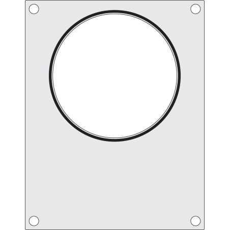 Matrice de scellage en Aluminium pour R&eacute;cipient Rond &Oslash;165 mm, Mod&egrave;le 805619 - Hendi