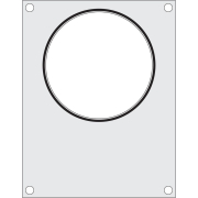 Matrice de scellage en Aluminium pour R&eacute;cipient Rond &Oslash;165 mm, Mod&egrave;le 805619 - Hendi