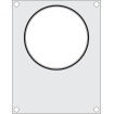 Matrice de scellage en Aluminium pour R&eacute;cipient Rond &Oslash;165 mm, Mod&egrave;le 805619 - Hendi
