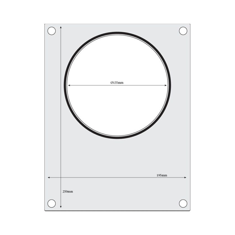 Matrice de scellage en Aluminium pour R&eacute;cipient Rond &Oslash;165 mm, Mod&egrave;le 805619 - Hendi