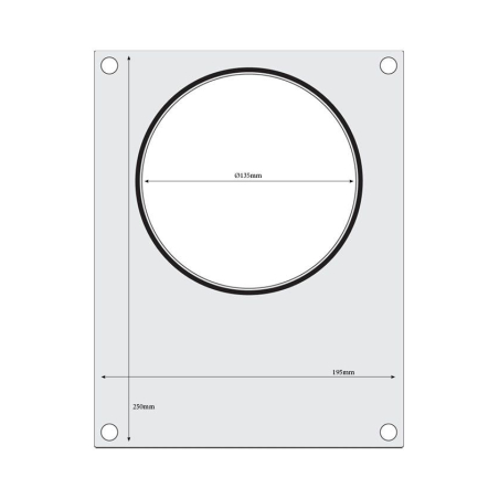 Matrice de scellage en Aluminium pour R&eacute;cipient Rond &Oslash;165 mm, Mod&egrave;le 805619 - Hendi
