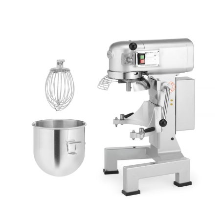M&eacute;langeur Plan&eacute;taire Professionnel 20L Kitchen Line 1100W, 3 Vitesses - Hendi