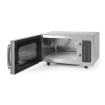 Micro-ondes Professionnel Programmable 1000W Inox 25L Fond C&eacute;ramique - Hendi