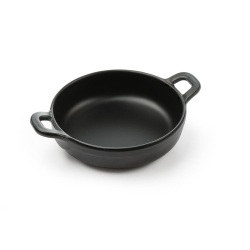 Mini Faitout Rond Noir Little Chef 150x115mm - Hendi