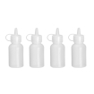 Mini flacons distributeurs transparents 30ml x4 pour sauces, huiles et condiments - Hendi